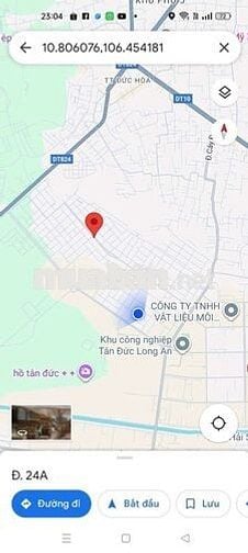 Đất trục đường chính 24A khu dân cư Tân Đức,kinh doanh đa ngành nghề