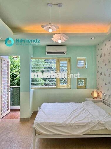 CHO THUÊ PHÒNG BAN CÔNG FULL NỘI THẤT TỦ LẠNH + SOFA MÁY LẠNH ĐẦY ĐỦ