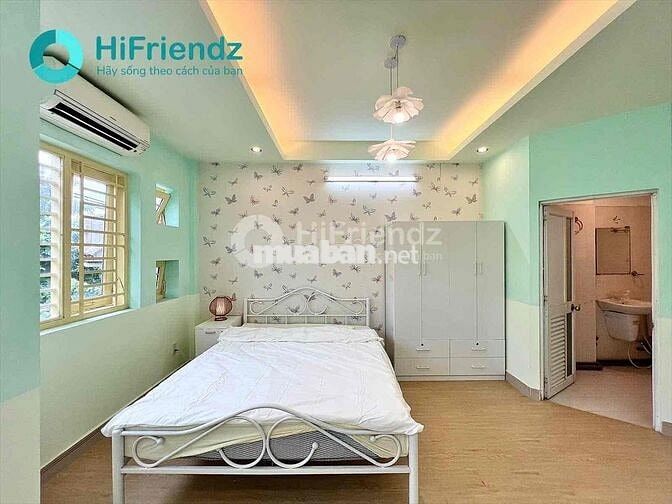 CHO THUÊ PHÒNG BAN CÔNG FULL NỘI THẤT TỦ LẠNH + SOFA MÁY LẠNH ĐẦY ĐỦ