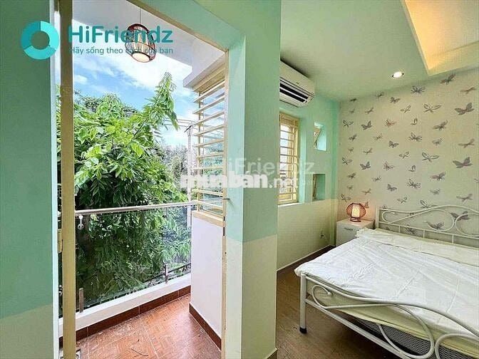 CHO THUÊ PHÒNG BAN CÔNG FULL NỘI THẤT TỦ LẠNH + SOFA MÁY LẠNH ĐẦY ĐỦ