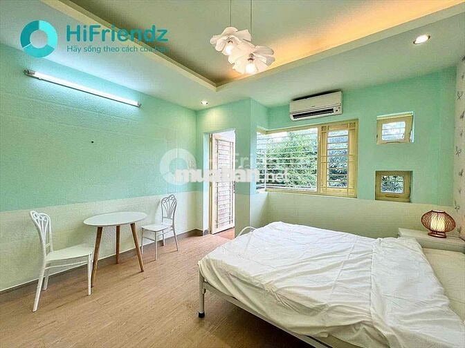 CHO THUÊ PHÒNG BAN CÔNG FULL NỘI THẤT TỦ LẠNH + SOFA MÁY LẠNH ĐẦY ĐỦ