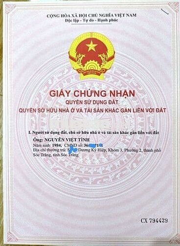 Đất sổ đỏ, 727 m2 đường kênh cầu xéo, p5 , tp sóc trăng.