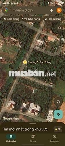 Bán đất Phường 5,ST, 1,5 tỷ, 727,7m2, mặt tiền 8m, pháp lý đầy đủ