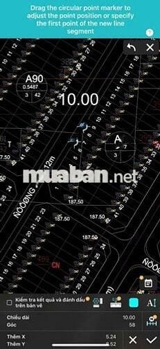 Bán cặp đất 10 x 20 KDC Tân Đức, đường nhựa 8m thông