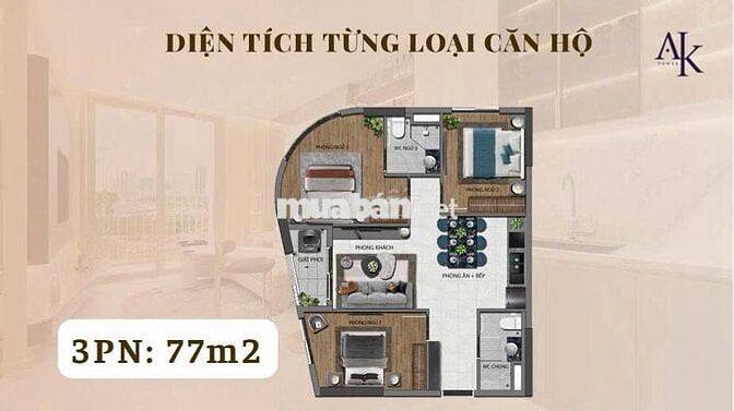 Thanh toán 236tr sở hữu căn hộ cao cấp 1PN+ /Tiện ích Resort 5 sao