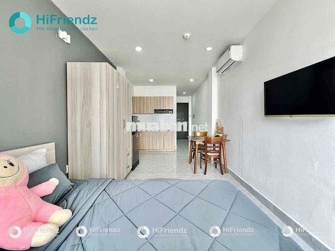 Chính chủ cho thuê 1pn bancol Phan Văn Trị full nội thất gần trường dh
