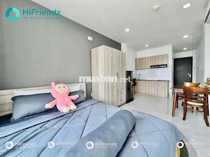 Chính chủ cho thuê 1pn bancol Phan Văn Trị full nội thất gần trường dh