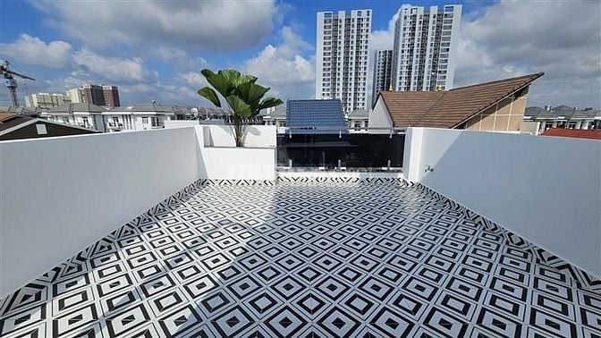 Nhà mới 100% vào ở ngay khu dân cư yên tĩnh 