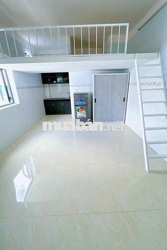 Cho Thuê Phòng Có Gác Ở Được 4 Người Bình Thạnh_Full NT_Cửa Sổ Lớn