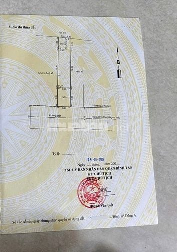 Nhà cấp 4 diện tích 88m2 HXT đường Hương Lộ 2, P. BTĐ A, Q. Bình Tân