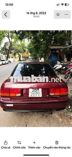 Honda Accord 1992 2.0 MT - 350000 km