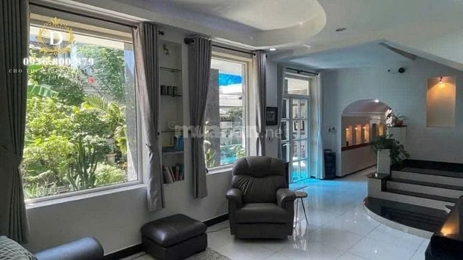 🏠 Cho thuê Biệt thự Thảo Điền,ngang 18x20m,3 tầng, 5PN, full nôi thất