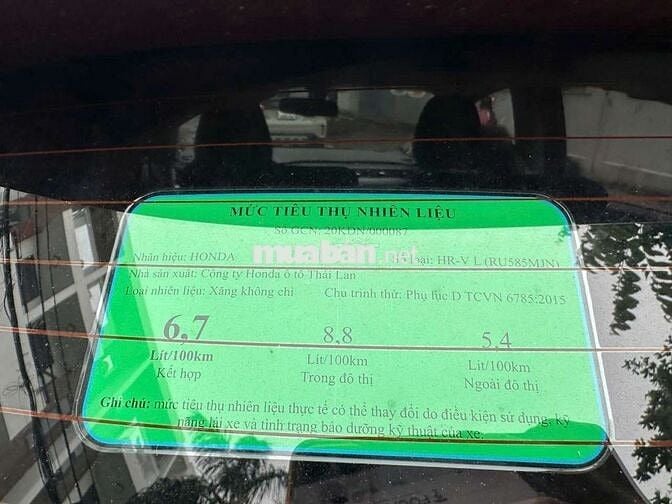 Honda HR-V 2021,bản L, 1.8L,màu đỏ,41.000 km