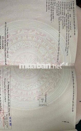 💥Bán gấp lô đất 2 mặt tiền bê tông 468m Full thổ cư Đức Hoà Long An