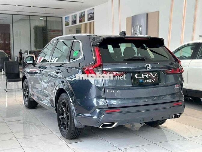 Honda CR V 2025 e:HEV RS Xám giao ngay, vay baodau