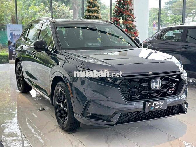 Honda CR V 2025 e:HEV RS Xám giao ngay, vay baodau