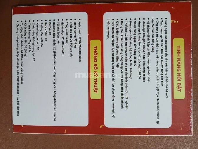 Thanh lý ghế Massage Queencrown hàng trưng bày
