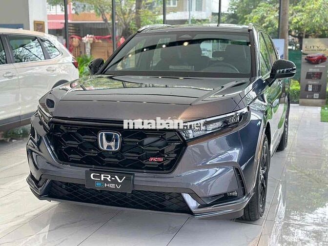 Honda CR V 2025 e:HEV RS Xám giao ngay, vay baodau