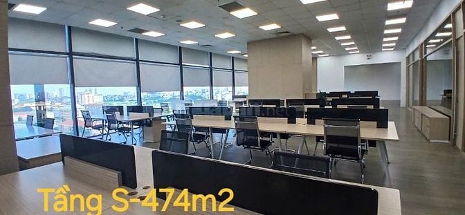 Cho thuê văn phòng làm việc có sẵn nội thất view đẹp 474m2 tòa Artemis