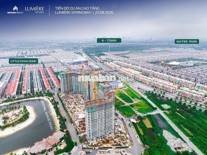 Bán Căn 1 Ngủ+ Dự Án Lumiere Springbay DT 48.9m2 Giá Chỉ Từ 3.4 Tỷ