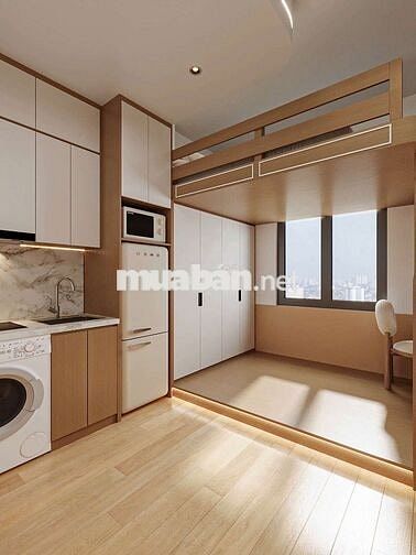 Siêu phẩm CCMN 25m2 giường tầng. Full đồ mới, máy giặt tại Hào Nam