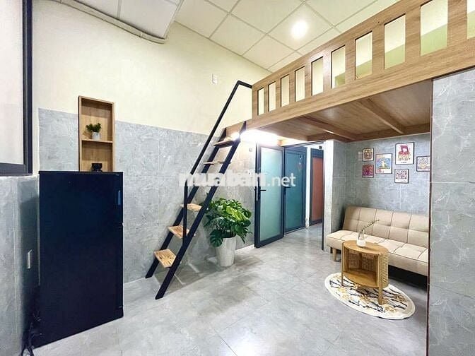 CHO THUÊ CĂN HỘ CỬA SỔ TRỜI 25M2 FULL NỘI THẤT NGAY ĐẠI HỌC VĂN LANG