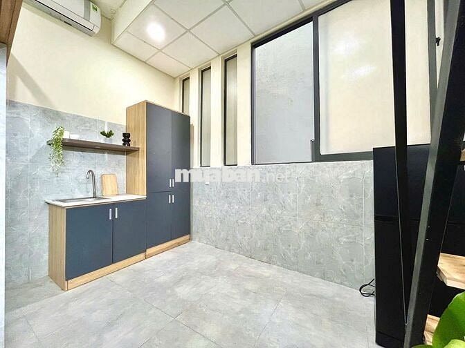 CHO THUÊ CĂN HỘ CỬA SỔ TRỜI 25M2 FULL NỘI THẤT NGAY ĐẠI HỌC VĂN LANG