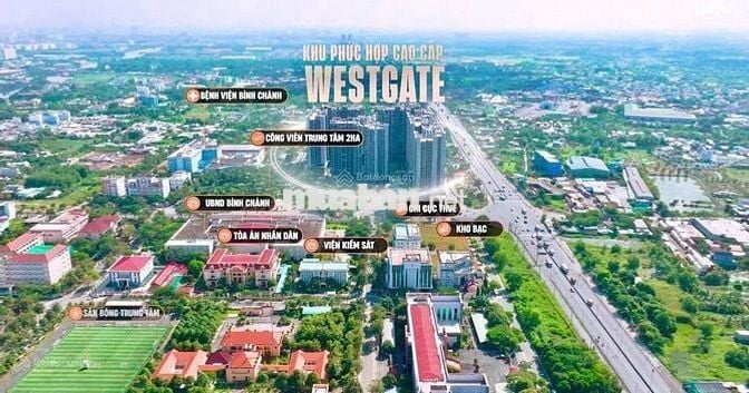 [HOT] CĂN HỘ WEST GATE 59M2 2PN+ 2WC NỘI THẤT CĂN BẢN - 7TR/ THÁNG
