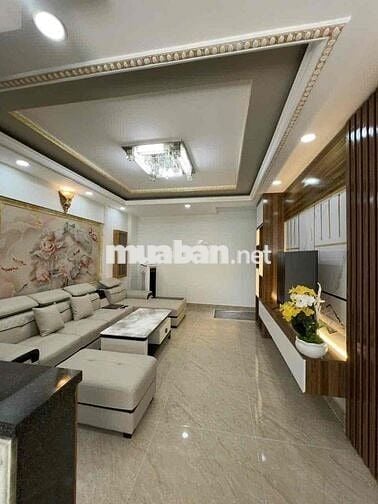 Nhà 4 tầng hẻm nhựa otto nội thất cao cấp vị trí KD