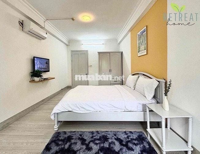 CHO THUÊ CĂN HỘ FULL NỘI THẤT CỬA SỔ, BAN CÔNG NGUYỄN VĂN CỪ QUẬN 1