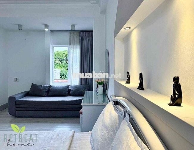 CHO THUÊ CĂN HỘ FULL NỘI THẤT CỬA SỔ, BAN CÔNG NGUYỄN VĂN CỪ QUẬN 1