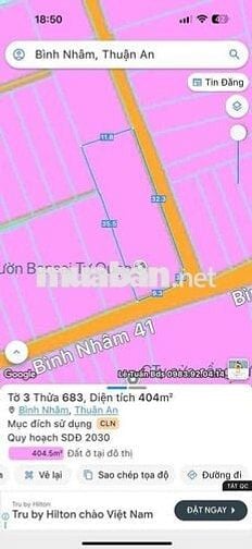 Bán đất bình nhâm 41 (11,8x35) ngay gofl sông bé