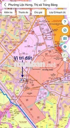 Cần bán lô đất đối diện KCN Hưng Thuận 195m2 - 680tr thị xã Trảng Bàng