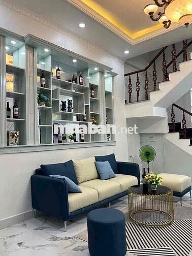 Nhà phố đẹp 4.7mx13 Full nội Thất – 4PN, 4WC – đường nhựa 7m – Quận 12
