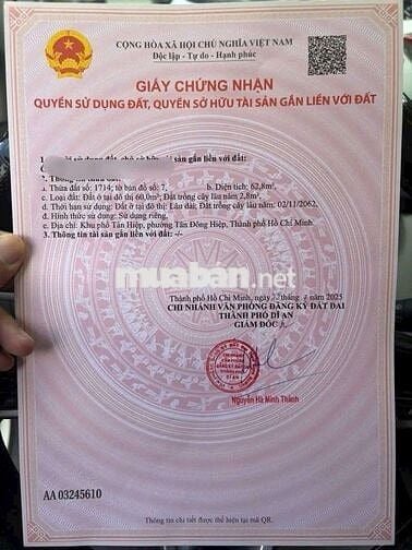 🚀 Đất Mặt Tiền Nguyễn Thị Tươi – Giảm Sốc Chỉ 2.9 Tỷ