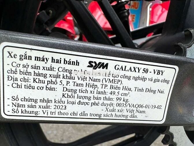 Galaxy 50cc 2023