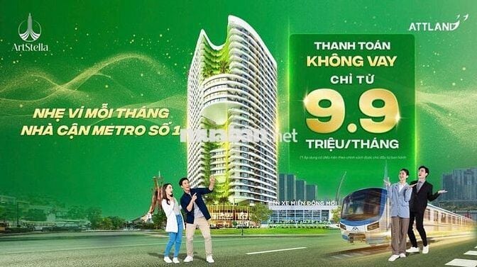 GIỎ HÀNG GIAI ĐOẠN 1 ART STELLA - LK METRO SỐ 1 TT CHỈ TỪ 9,9TR/TH