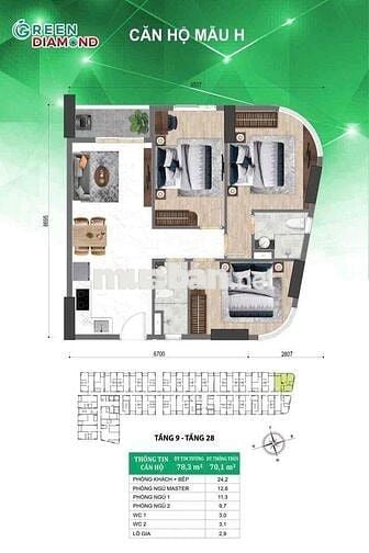 nhận booking 30trieu/căn có hoàn lại 100%