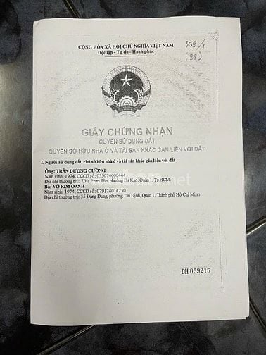 Nhà mặt tiền đường mới mở Diên Hồng