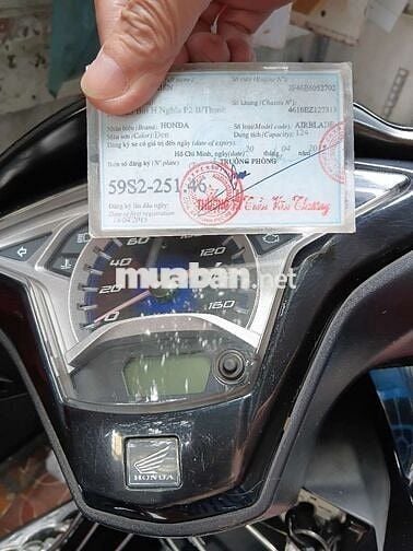 AIRBLADE 125 XE ZIN BSTP 9 CHỦ C.Chứng