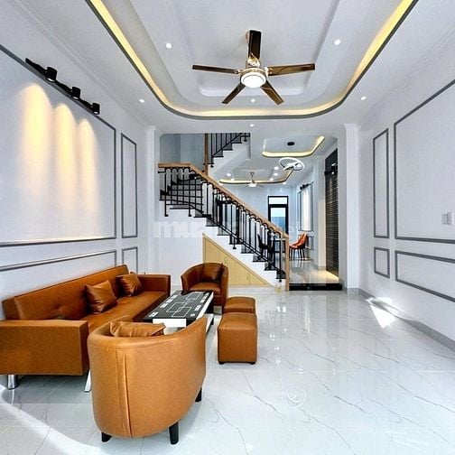 Xe hơi vô nhà - xây mới 4 tầng, 4.3x13m, Nguyễn Văn Nghi - chỉ 8.x tỷ