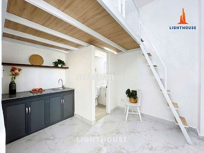 CĂN HỘ GÁC LỬNG FULL NỘI THẤT NGAY CÔNG VIÊN GIA ĐỊNH, BV 175