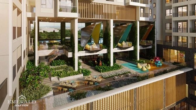 Căn Hộ cao cấp The Emerald 2PN 2,1 tỷ/62m2 view hồ bơi sổ sẵn vay 80%