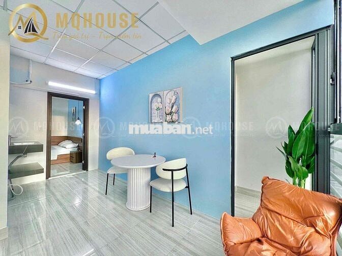 Căn Hộ 1 PN Tách Bếp View Kính Full Nội Thất New Công Viên Làng Hoa