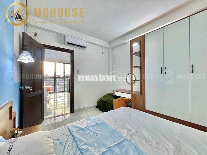 Căn Hộ 1 PN Tách Bếp View Kính Full Nội Thất New Công Viên Làng Hoa