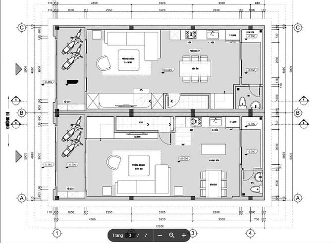 Bán nhà phố An Dương - DT 61m2, mặt tiền 5m, nhà 4 tầng đẹp.
