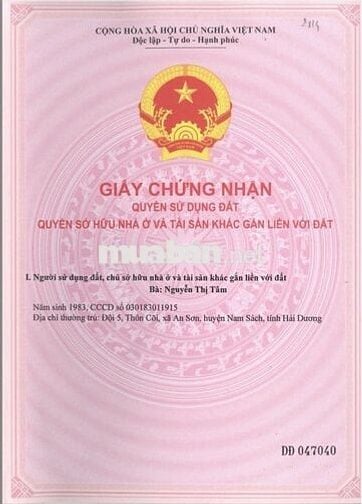 CHÍNH CHỦ BÁN ĐẤT NỀN - 1.042 m2 - LONG THÀNH, TỈNH ĐỒNG NAI