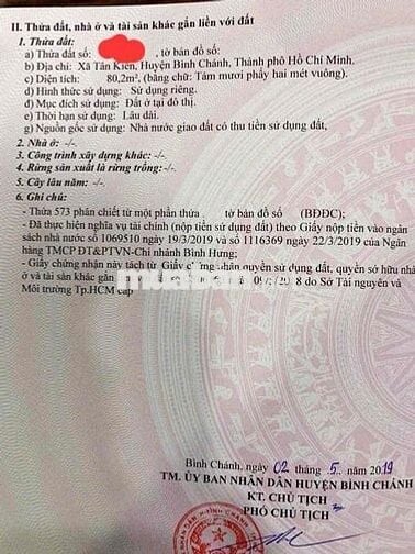 Bán Nhà Bình Chánh Tân Kiên SHR Bán Giá Rẻ