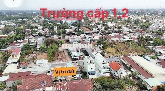 LÔ ĐẤT 83M2 TÂN AN HỘI - CỦ CHI, CÓ SỔ RIÊNG. GIÁ NGỘP 450TR FULL THỔ