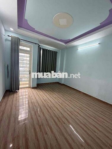 nhà trệt 2 lầu 4 phòng ngủ 3wc, hẻm 5m thông